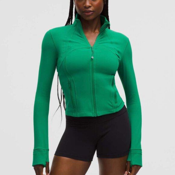 Lululemon - Raceway Green - Define Cropped Jacket Nulu - Picture 1 of 5